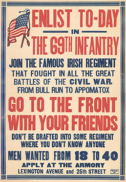 Poster: 69th New York Recruiting Poster