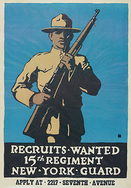 Poster: Recruits Wanted, 15th New  York Guard