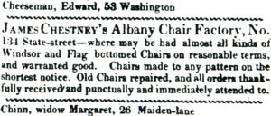 detail from the city directory for 1816