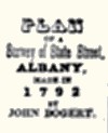 title inset from engraved version of a John Bogert map