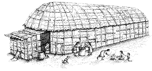 longhouse drawing
