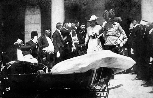 Archduke Franz Ferdinand and his wife, Sophie