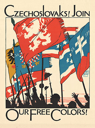 Poster: Recruitment for the Free Czechoslovakian Army
