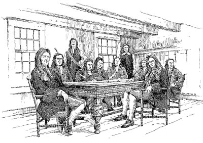 first meeting of the Common Council - 1686