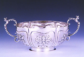 silver bowl made by Jacob C. Ten Eyck