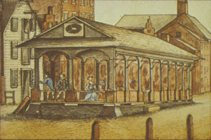 detail showing the Market House