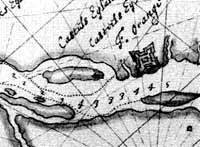 1629 map showing Castle Island