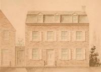 Matthew Visscher House about 1830