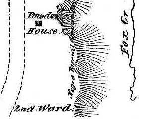 detail from the De Witt map of 1790