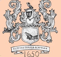 Schuyler coat of arms by Marcus T. Reynolds