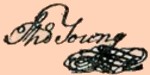 signature of Dr. Thomas Young